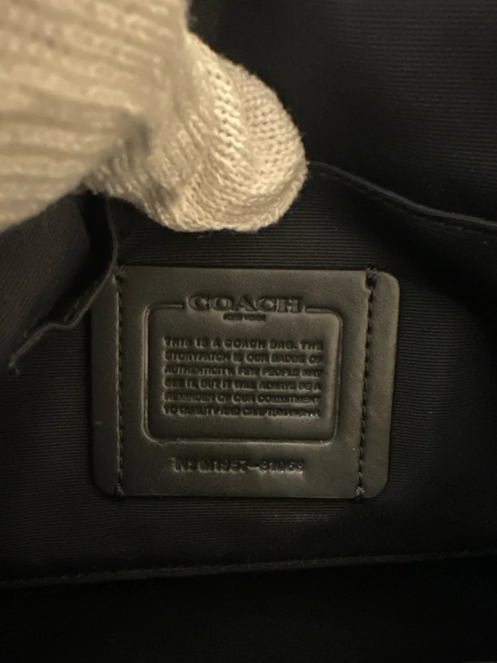 COACH Jade Saddle Bag Black Crocodile Embossed Leather Crossbody 91068